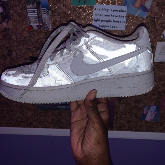 grey reflective camo air force 1